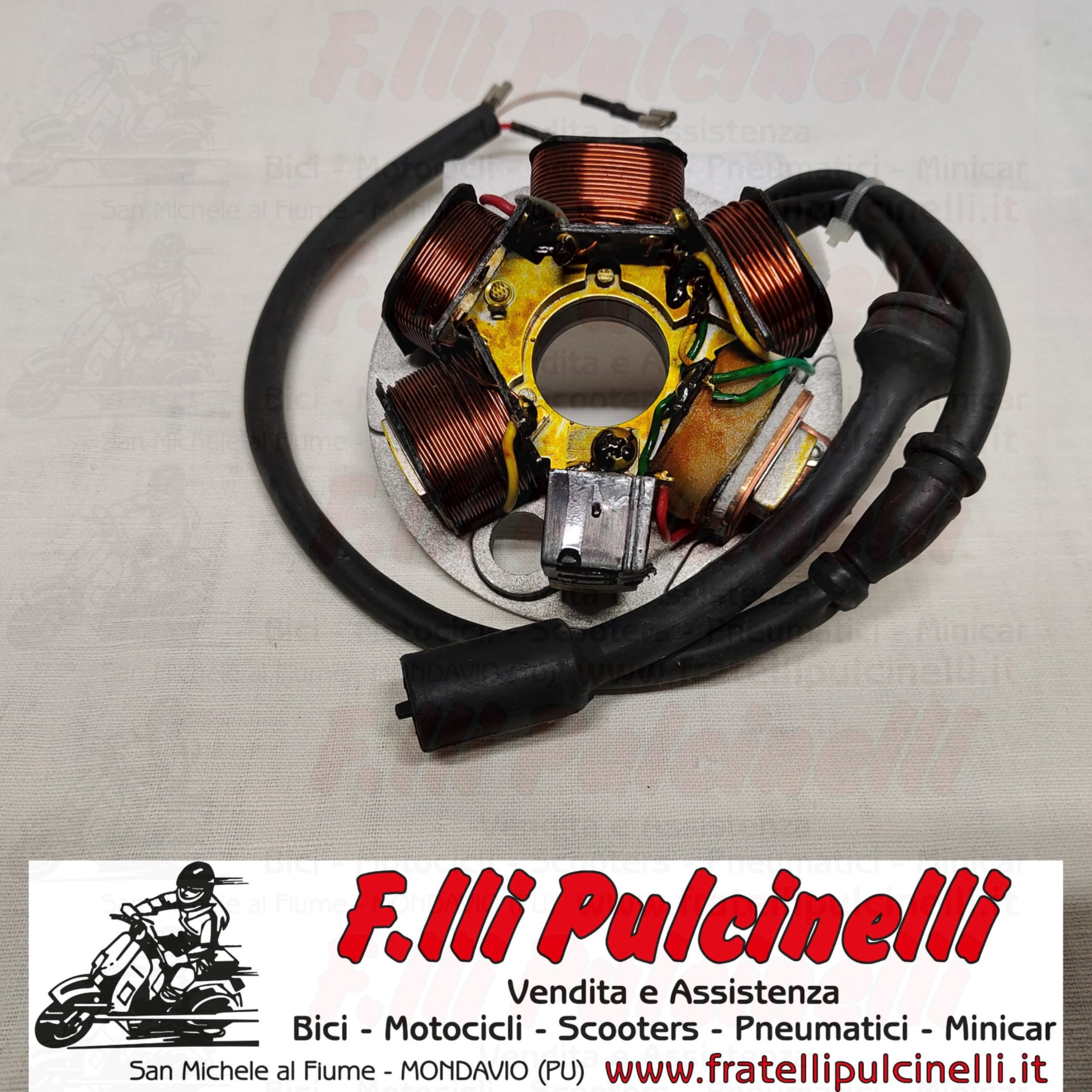 199500 STATORE MAGNETE 5 FILI 5 BOBINE VESPA 50 125 PK S ape 50